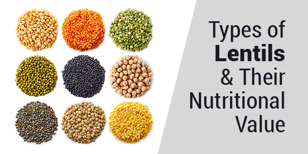 Lentil types and nutritional value